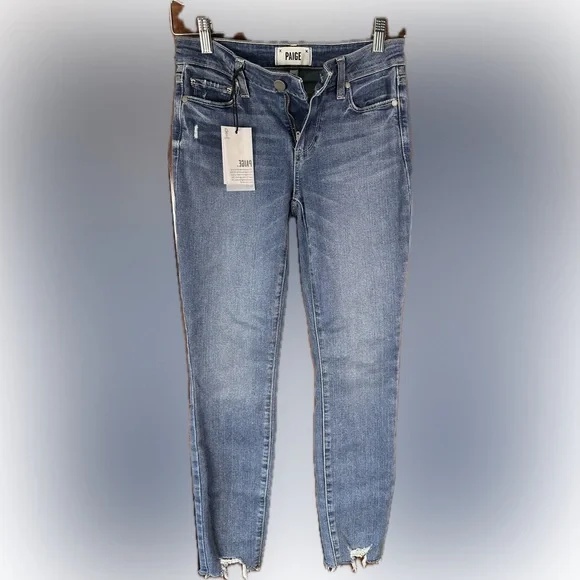 PAIGE Light Blue Skinny Jeans - New! - Picture 1 of 8
